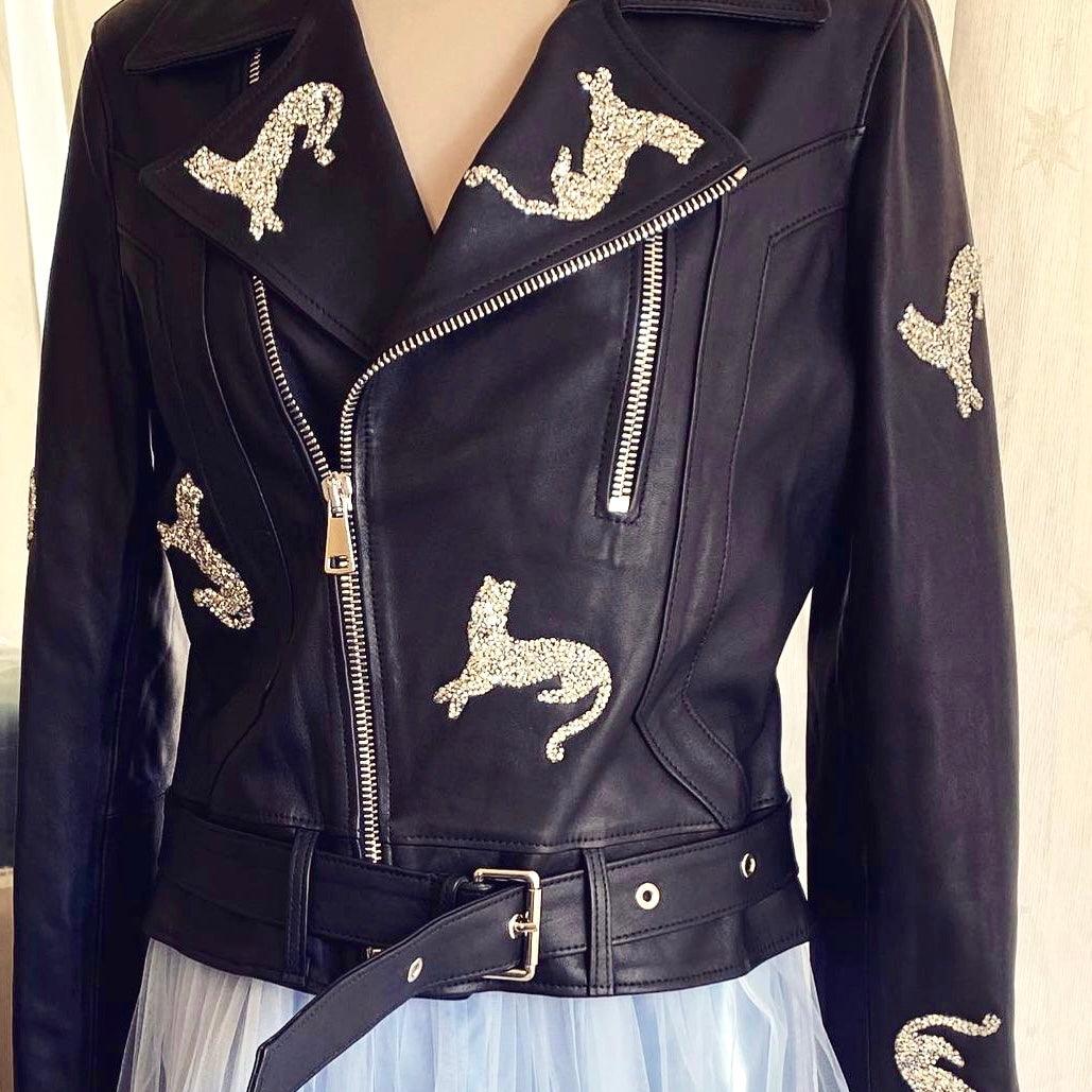 DIANA SC, le sommet Perfecto Couture en cuir - EVA ROJE