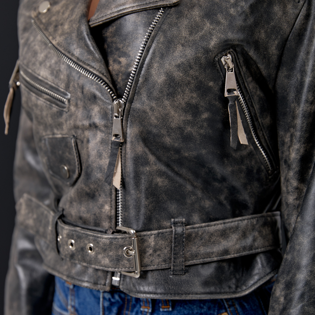 MIA , le perfecto au féminin cuir vieilli