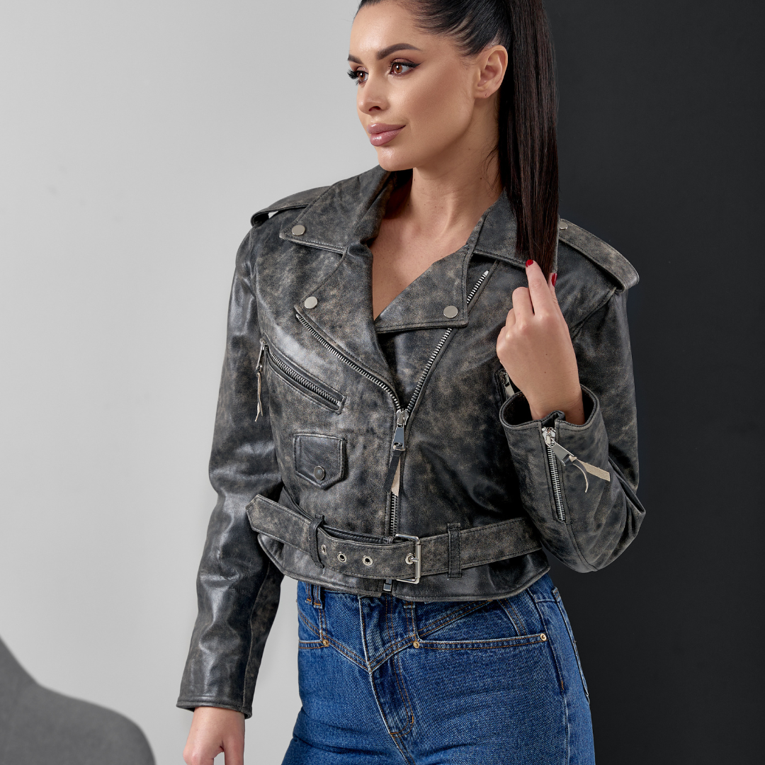 MIA , le perfecto au féminin cuir vieilli